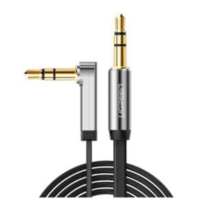 Ugreen 10729 3.5mm Male To 3.5mm Male Flat Cable 5m – Black