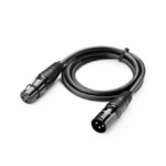 Ugreen 20712 Cannon Male To Female Microphone Extension Audio Cable 5m – Black