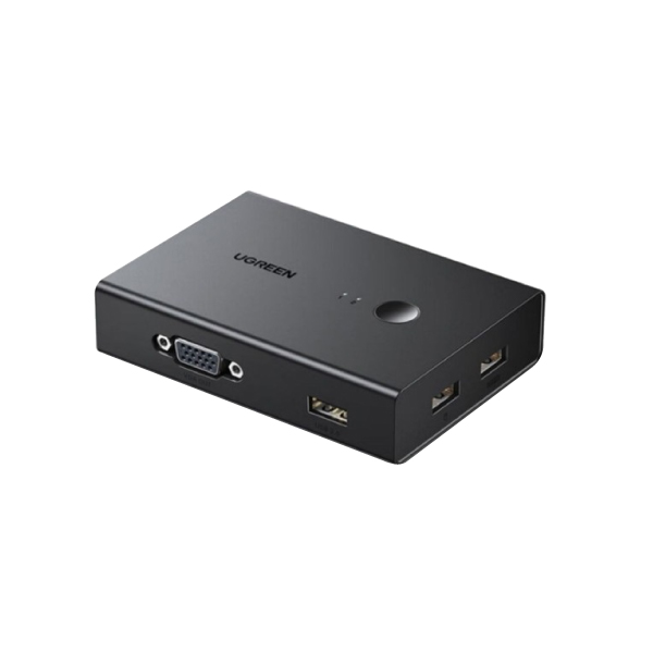 Ugreen 90490 VGA 2 In 1 Out KVM Switch