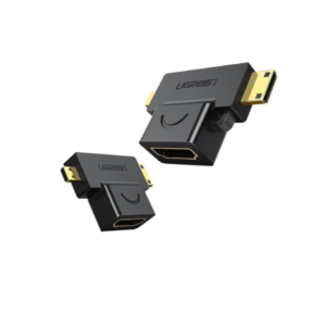 Ugreen Micro HDMI+Mini HDMI Male to HDMI Female Adapter (20144)