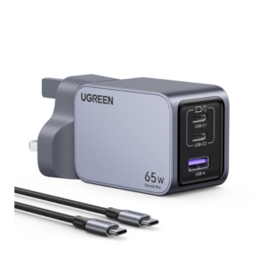 Ugreen 25872 Nexode Pro X755 65W PD GaN Fast Charger (2C1A) with 100W USB-C to USB-C Cable