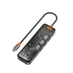 Wiwu Cyber 7 In 1 Transparent USB-C Hub