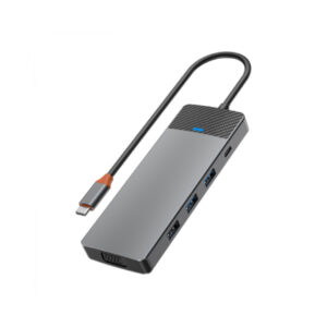 Wiwu Linker A921HV 9 In 1 USB-C Hub – Grey