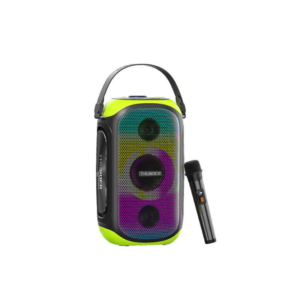 Wiwu P20 Thunder Bluetooth Speaker And Karaoke Bluetooth Microphone Black/Green