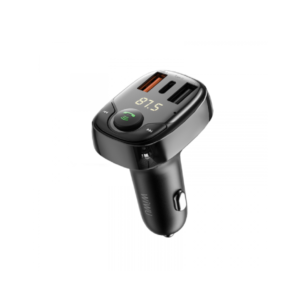 Wiwu PC600 Bluetooth 5.0 Wireless Transmitter Car Charger