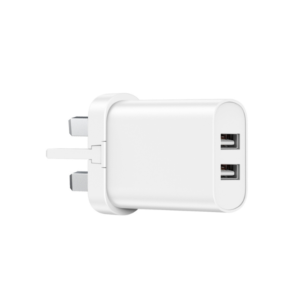 Wiwu Wi-U003 Quick USB Dual Port Fast Charger 3Pin