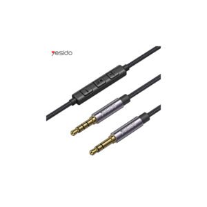 YESIDO Audio Cable 3.5MM Male To Male With Volume Control YAU-30