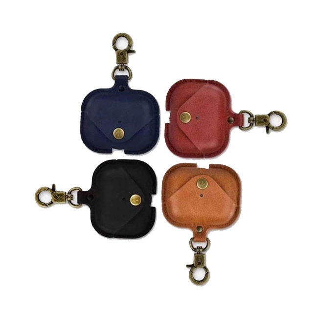 Coteetci CS8145 PU Leather Case with Hook for AirPods Pro