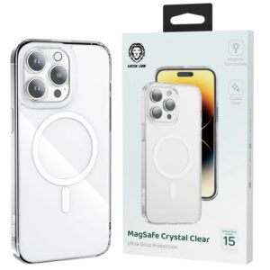 Green Lion Magsafe Crystal Clear Case for iPhone 15 Pro