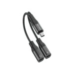 Green Lion 2 in 1 Audio & Charge USB C Adapter [ Male Type-C to Female Type-C ]