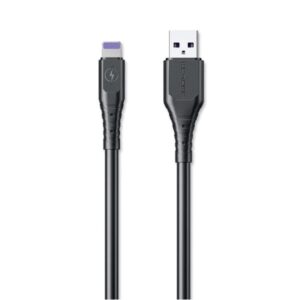 Wekome WDC-152 6A 8 Pin Fast Charging Type-C / Lightning Data Cable 1m